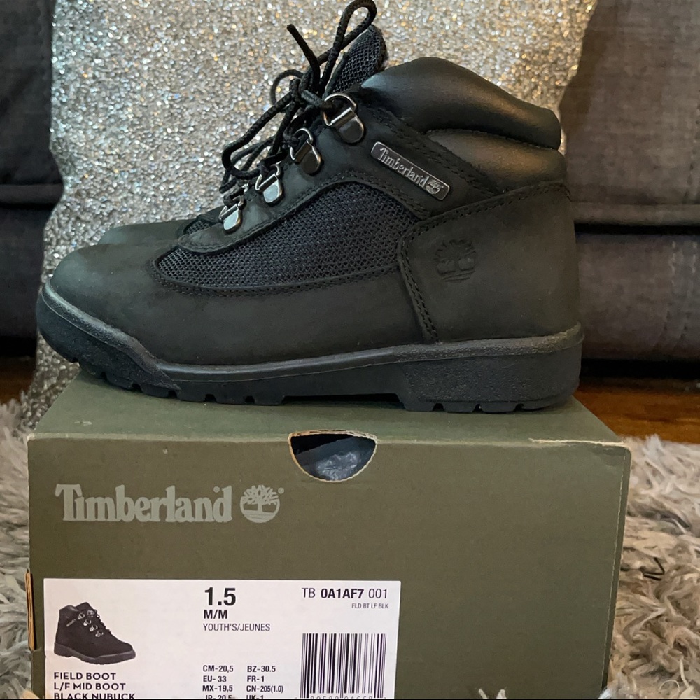 Black Field Timberland Boots